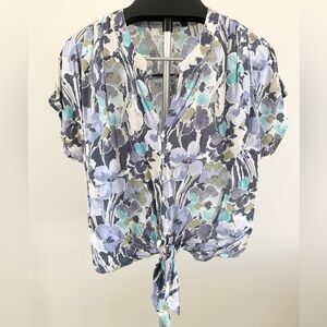 Lovestitch Clemente Tie Front Top